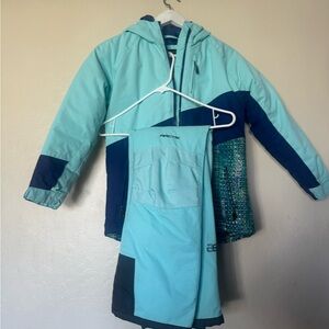 Arctix Kids' Aqua and Navy  matching set 2 pieces